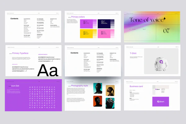 Brand identity and visual systems